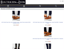 Tablet Screenshot of electricien-lyon.fr